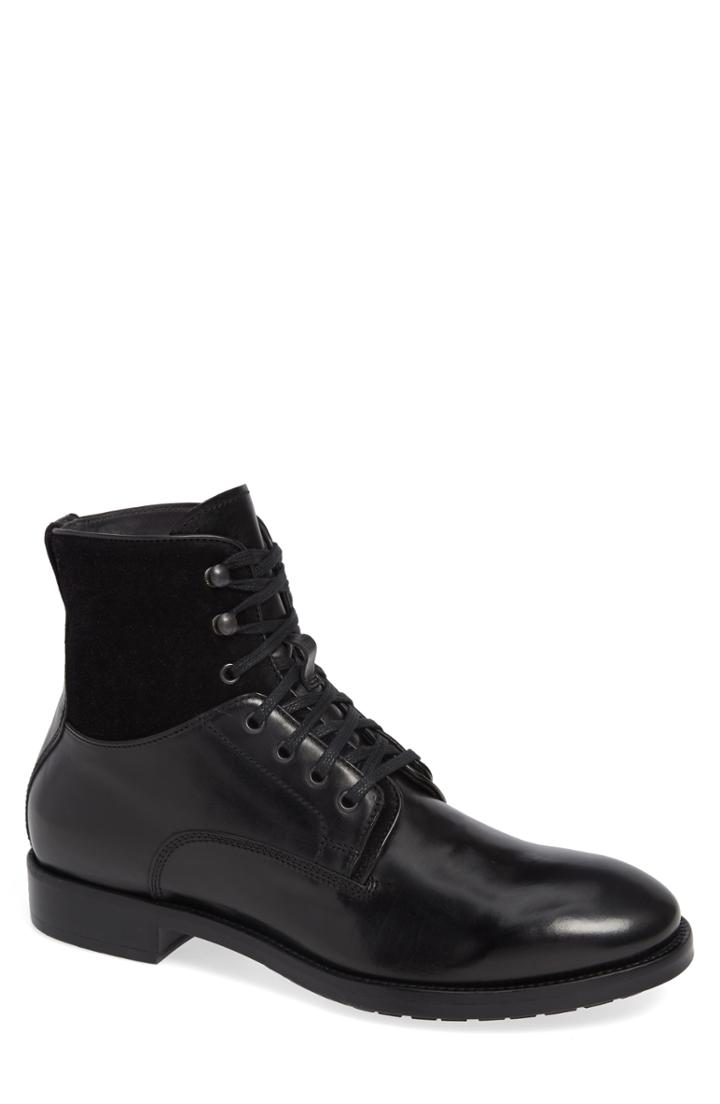 Men's To Boot New York Abbott Plain Toe Boot, Size 8 M - Black