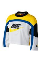 Women's Nike Sportswear Women's Moto Crop Top - Yellow