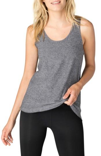 Women's Beyond Yoga Crossover Tank - Grey