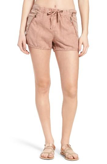 Women's Blanknyc Drawstring Linen Blend Shorts