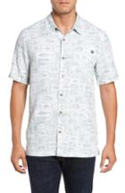 Men's Jack O'neill Of The Sea Print Sport Shirt - Green