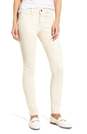 Women's Ag The Legging Super Skinny Corduroy Pants - White