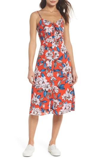 Women's Ali & Jay Hey Boy Button Front Midi Dress - Red