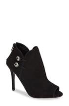 Women's Nina Mirela Peep Toe Bootie M - Black