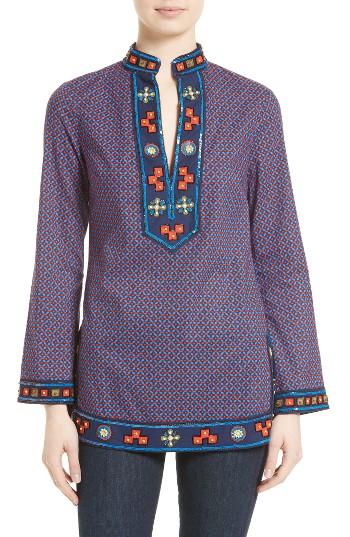 Women's Tory Burch Embellished Tunic