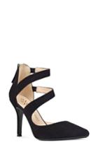 Women's Nine West Florent Asymmetrical Strappy Pump M - Black