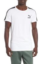 Men's Puma Slim Fit Classics T7 T-shirt - White