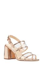 Women's Nine West Gourges Block Heel Sandal M - Pink