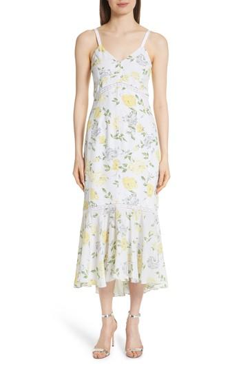 Women's Cinq A Sept Jolene Silk Dress - White
