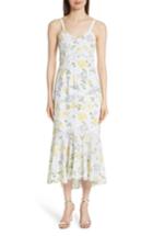 Women's Cinq A Sept Jolene Silk Dress - White