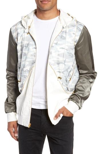 Men's Lvlxiii New Reversible Backpack Jacket - Ivory
