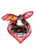 Women's Gucci Foulard Jakam Silk Scarf, Size - Black