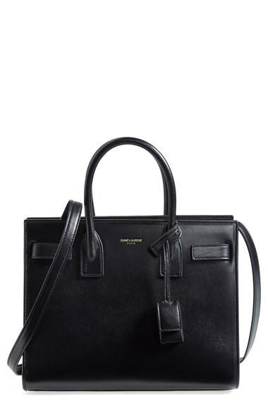 Saint Laurent 'baby Sac De Jour' Leather Tote