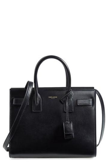 Saint Laurent 'baby Sac De Jour' Leather Tote