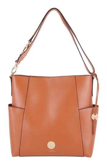 Lodis Rodeo Under Lock & Key - Jessie Rfid Leather Bucket Bag - Brown