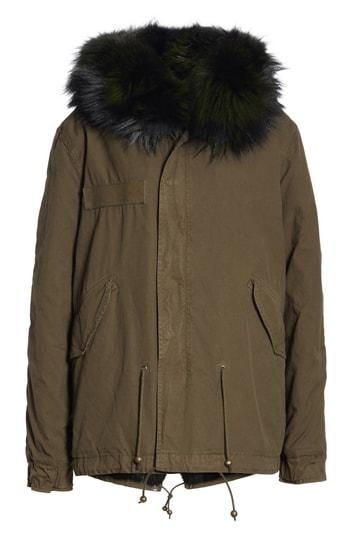 Women's Mr & Mrs Italy Parka With Genuine Fox Fur Trim & Rabbit Fur Lining