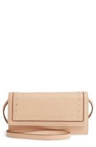 Cole Haan Cassidy Leather Rfid Crossbody Wallet - Beige