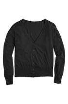 Women's Universal Standard For J.crew Lightweight Cardigan, Size - Black