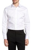 Men's John Varvatos Star Usa Slim Fit Stretch Solid Dress Shirt .5r - White
