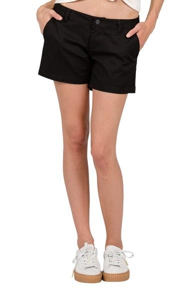 Women's Volcom Frochickie Chino Shorts - Black