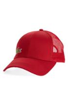 Men's Lacoste Trucker Hat - Red