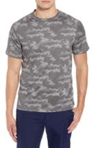 Men's Peter Millar Rio Camo Tech T-shirt, Size - Grey