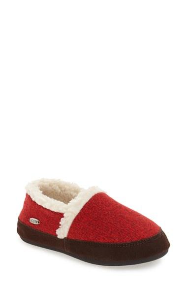 Women's Acorn Moc Ragg Slipper - Red