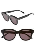Women's Valley Brake 48mm Sunglasses - Gloss Black/ Black