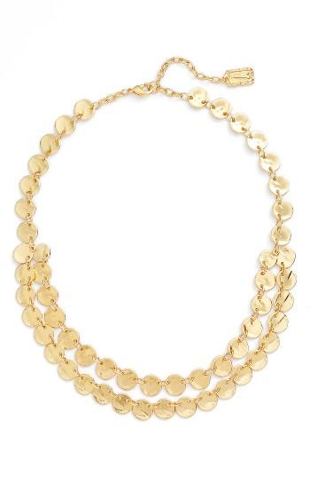 Women's Karine Sultan Ariane Coin Collar Necklace