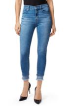 Women's J Brand Alana Frayed High Waist Ankle Skinny Jeans - Blue