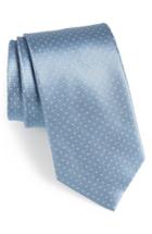 Men's The Tie Bar Mini Dots Silk Tie, Size X-long X-long - Blue