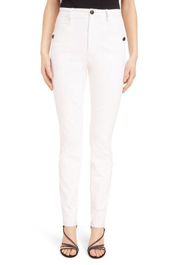 Women's Isabel Marant Leonard Jodhpur Pants Us / 34 Fr - White