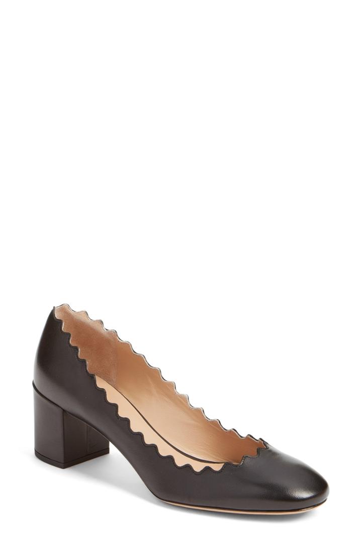 Women's Chloe Lauren Scalloped Pump Us / 40eu - Black