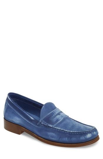 Men's Donald Pliner Nicola Penny Loafer M - Blue