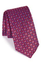 Men's Ted Baker London Geometric Silk Tie, Size - Red