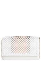 Christian Louboutin Paloma Spiked Clutch - Grey