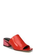Women's Via Spiga Porter Peep Toe Mule M - Orange