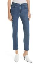 Women's 3x1 Nyc Stevie Slit Hem Straight Leg Jeans - Blue