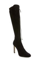 Women's Jimmy Choo Desiree Lace Up Knee High Boot Us / 39eu - Black