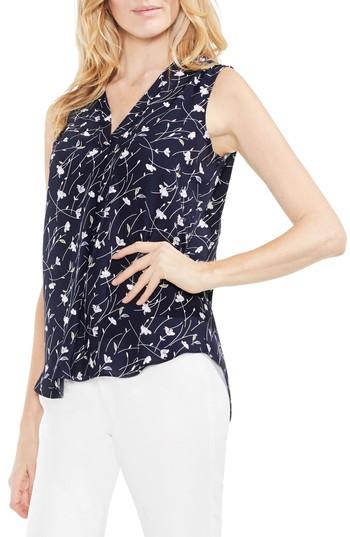 Women's Vince Camuto Scatter Bouquet Blouse, Size - Blue