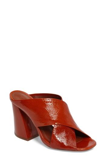 Women's Mercedes Castillo Leni Cross Strap Sandal .5 M - Beige
