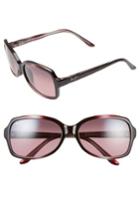 Women's Maui Jim Cloud Break 56mm Polarizedplus2 Sunglasses - Maui Rose/ Burgundy Fade