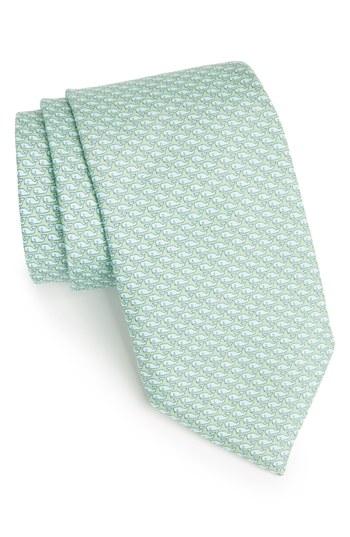Men's Vineyard Vines 'whale' Silk Tie, Size - Green