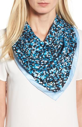 Women's Kate Spade New York Gifting Bubbles Square Silk Scarf