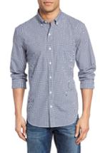 Men's Bonobos Slim Fit Gingham Sport Shirt - Blue