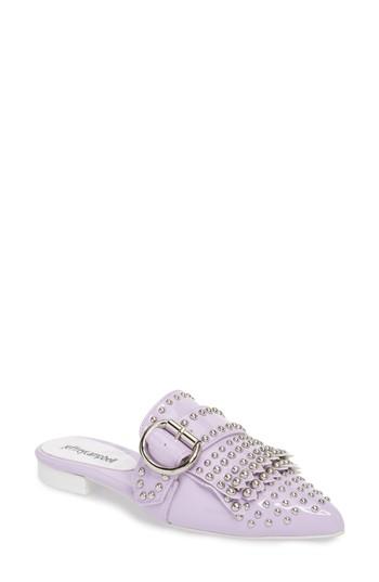 Women's Jeffrey Campbell Daniel Studded Loafer Mule M - Purple