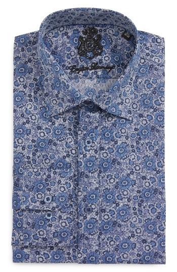 Men's English Laundry Trim Fit Floral Dress Shirt