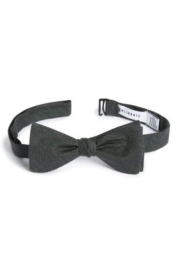 Men's Calibrate Solid Bow Tie, Size - Green