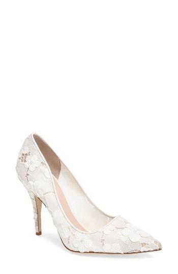 Women's Kate Spade New York 'licorice Too' Pump .5 M - White