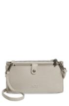 Women's Matt & Nat Tipei Faux Leather Phone Crossbody Bag - Grey